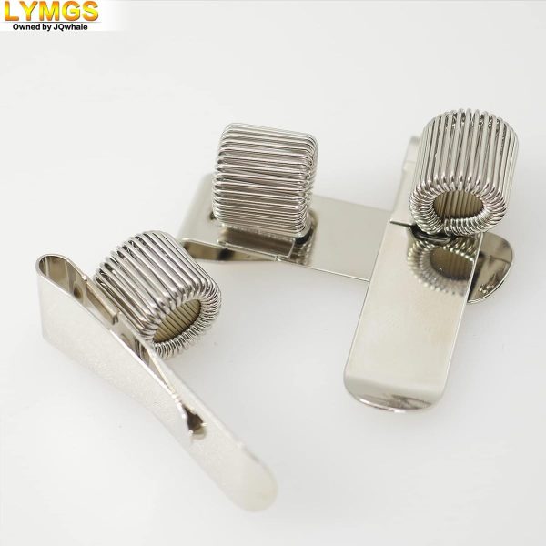 Universal Stainless Steel Pen Holder, Silver Matel Clip with Spring Fits for Clipboard Notebook, 3 Pack - Image 9