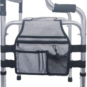 Wheelchair Accessories Bag Wheelchair Armrest Bag Elderly Secure Mobility Aid Wheelchair Accessories Storage Pouch Storage Bag Pouch Mobility Scooter, Walking Frame